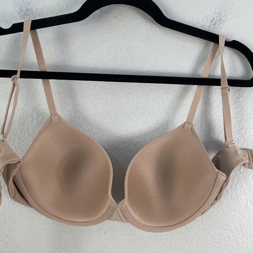 NEW Skims Fits Everybody T-Shirt Bra Womens 34C Beige Underwire Lightly Lined - Picture 10 of 10
